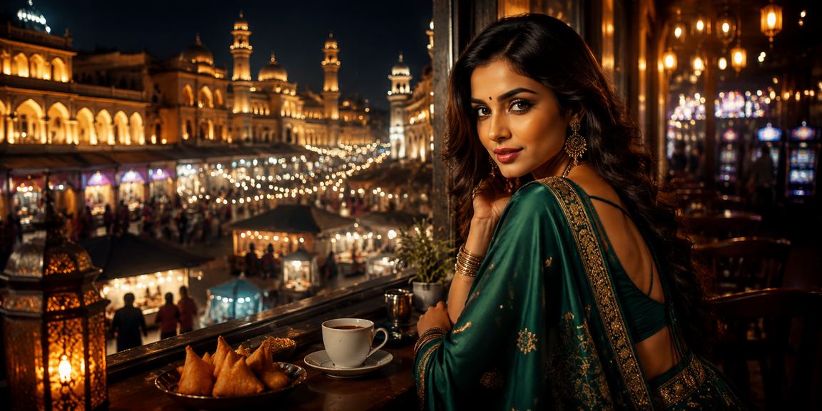 Lucknow traditional city setting with betting focus